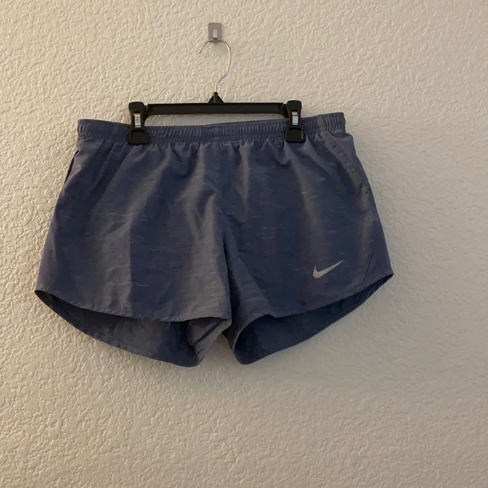Dark blue Nike tempo running shorts